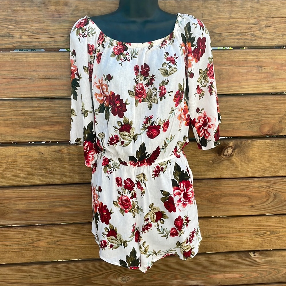 NWT: floral romper